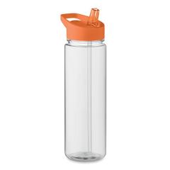 Vue Bouteille en RPET 650ml - Alabama de couleur orange| Krokrodeal