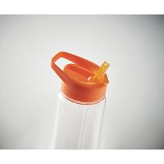 Vue Bouteille en RPET 650ml - Alabama de couleur orange| Krokrodeal