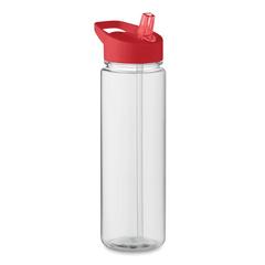 Vue Bouteille en RPET 650ml - Alabama de couleur rouge| Krokrodeal
