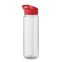 Vue Bouteille en RPET 650ml - Alabama de couleur rouge| Krokrodeal