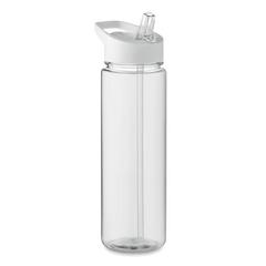 Vue Bouteille en RPET 650ml - Alabama de couleur blanc| Krokrodeal