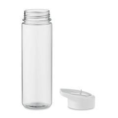 Vue Bouteille en RPET 650ml - Alabama de couleur blanc| Krokrodeal