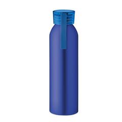 Vue Bouteille en aluminium 600ml - Napier de couleur bleu| Krokrodeal