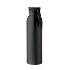 Vue Bouteille en aluminium 600ml - Napier de couleur noir| Krokrodeal