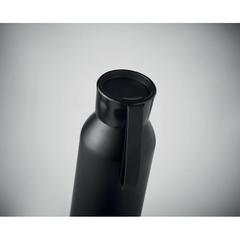 Vue Bouteille en aluminium 600ml - Napier de couleur noir| Krokrodeal