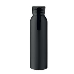 Vue Bouteille en aluminium 600ml - Napier de couleur noir| Krokrodeal