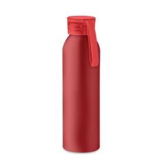 Vue Bouteille en aluminium 600ml - Napier de couleur rouge| Krokrodeal