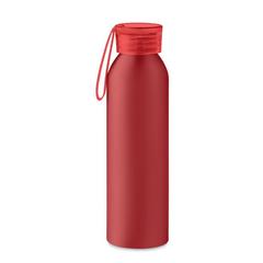 Vue Bouteille en aluminium 600ml - Napier de couleur rouge| Krokrodeal