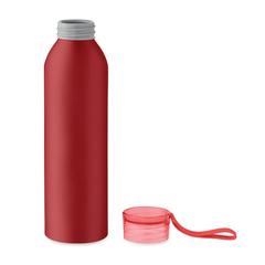 Vue Bouteille en aluminium 600ml - Napier de couleur rouge| Krokrodeal