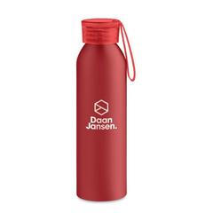 Vue Bouteille en aluminium 600ml - Napier de couleur rouge| Krokrodeal