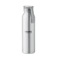 Vue Bouteille en aluminium 600ml - Napier de couleur gris| Krokrodeal