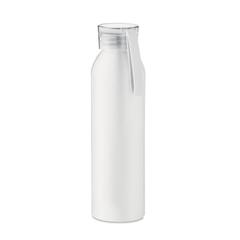 Vue Bouteille en aluminium 600ml - Napier de couleur blanc| Krokrodeal