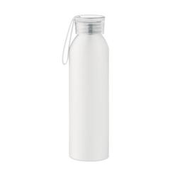 Vue Bouteille en aluminium 600ml - Napier de couleur blanc| Krokrodeal