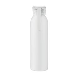 Vue Bouteille en aluminium 600ml - Napier de couleur blanc| Krokrodeal