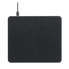 Vue Tapis de souris chargeur liège - Wireless matty de couleur marron| Krokrodeal