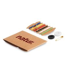 Vue Kit de couture compact - Compact de couleur marron| Krokrodeal