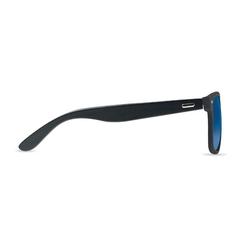 Vue Lunettes de soleil bambou - Rhodos de couleur bleu| Krokrodeal