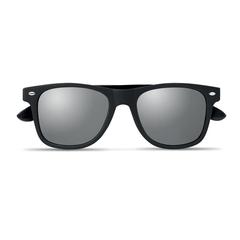 Vue Lunettes de soleil bambou - Rhodos de couleur gris| Krokrodeal