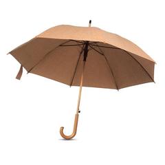 Vue Parapluie en liège de 25 " - Quora de couleur marron| Krokrodeal