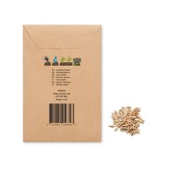 Vue Enveloppe graines fleurs sauvag - Seedlope de couleur marron| Krokrodeal