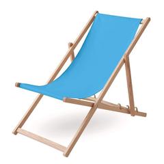 Vue Transat en bois - Honopu de couleur bleu| Krokrodeal