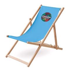 Vue Transat en bois - Honopu de couleur bleu| Krokrodeal