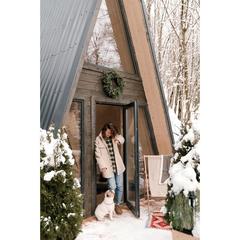 Vue Transat en bois - Honopu de couleur marron| Krokrodeal