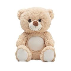 Vue Grand ours en peluche en RPET - Kloss de couleur marron| Krokrodeal