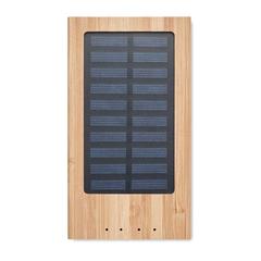 Vue Powerbank solaire 4000 mAh - Arena solar de couleur marron| Krokrodeal