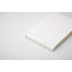 Vue Bloc-notes en papier à planter - Vison seed de couleur blanc| Krokrodeal