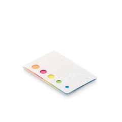 Vue Notes adhésives en papier à pla - Memo seed de couleur blanc| Krokrodeal