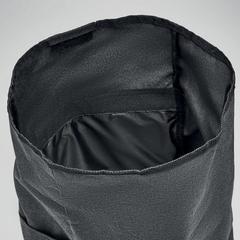 Vue Sac à dos 600D RPET 2 tons - Udine de couleur noir| Krokrodeal