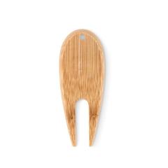 Vue Relève pitch en bambou - Bogey de couleur marron| Krokrodeal