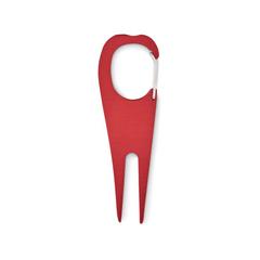 Vue Relève pitch en aluminium - Mulligan de couleur rouge| Krokrodeal