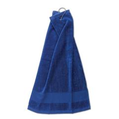 Vue Serviette de golf en coton avec - Hitowgo de couleur bleu| Krokrodeal