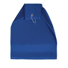 Vue Serviette de golf en coton avec - Hitowgo de couleur bleu| Krokrodeal