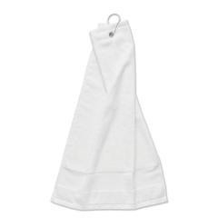 Vue Serviette de golf en coton avec - Hitowgo de couleur blanc| Krokrodeal