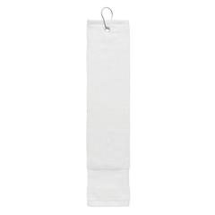 Vue Serviette de golf en coton avec - Hitowgo de couleur blanc| Krokrodeal