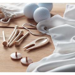 Vue Set d'accessoires de golf - Dormie de couleur marron| Krokrodeal