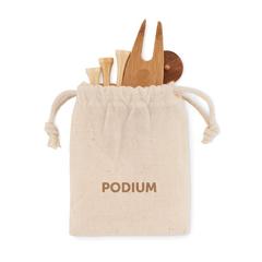 Vue Set d'accessoires de golf - Dormie de couleur marron| Krokrodeal