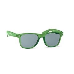 Vue Lunettes de soleil en RPET - Macusa de couleur vert| Krokrodeal