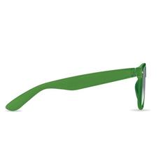 Vue Lunettes de soleil en RPET - Macusa de couleur vert| Krokrodeal