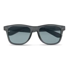 Vue Lunettes de soleil en RPET - Macusa de couleur gris| Krokrodeal