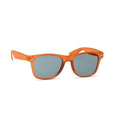 Vue Lunettes de soleil en RPET - Macusa de couleur orange| Krokrodeal