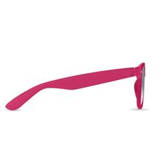 Vue Lunettes de soleil en RPET - Macusa de couleur rose| Krokrodeal