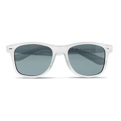 Vue Lunettes de soleil en RPET - Macusa de couleur blanc| Krokrodeal