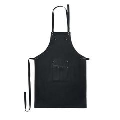 Vue Tablier BBQ set - Sous chef de couleur noir| Krokrodeal