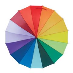 Vue Parapluie arc-en-ciel 27 " - Bowbrella de couleur -| Krokrodeal