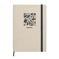 Vue Carnet de notes A5 - Grass notes de couleur marron| Krokrodeal