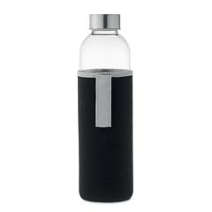 Vue Bouteille en verre 750ml - Utah large de couleur noir| Krokrodeal